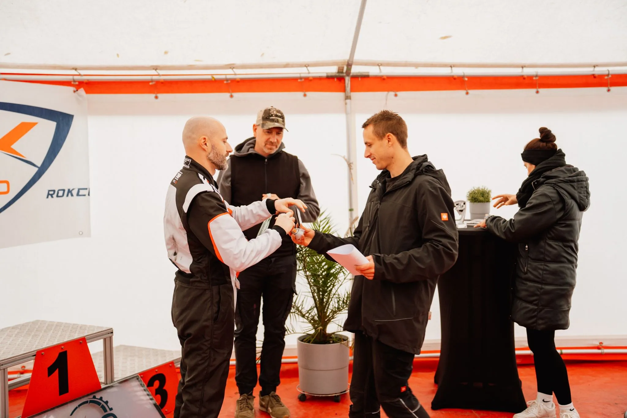 Kartveranstaltung mit einer Gruppe